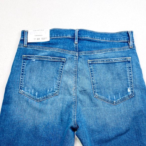 Loft High Waist Skinny Jeans - Size 12 (32" x 28.75") - NWT - Picture 5 of 9